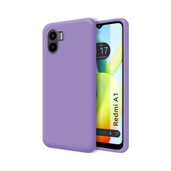 Funda Silicona Líquida Ultra Suave Para Xiaomi Redmi A1 Color Morada