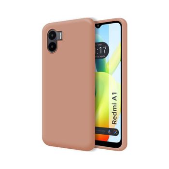 Funda Silicona Líquida Ultra Suave Para Xiaomi Redmi A1 Color Rosa