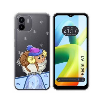 Funda Silicona Transparente Para Xiaomi Redmi A1 Diseño Cabra Dibujos