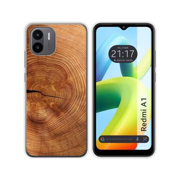 Funda Silicona Para Xiaomi Redmi A1 Diseño Madera 04 Dibujos