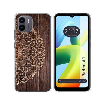 Funda Silicona Para Xiaomi Redmi A1 Diseño Madera 06 Dibujos