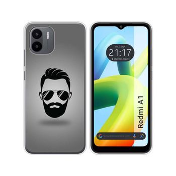 Funda Silicona Para Xiaomi Redmi A1 Diseño Barba Dibujos