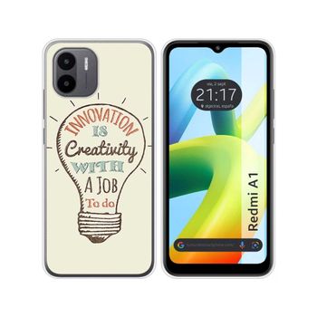 Funda Silicona Para Xiaomi Redmi A1 Diseño Creativity Dibujos