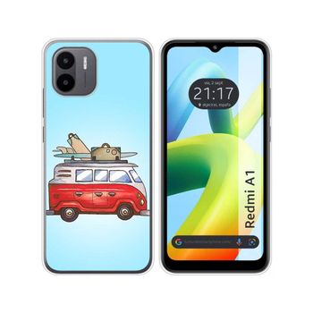 Funda Silicona Para Xiaomi Redmi A1 Diseño Furgoneta Dibujos