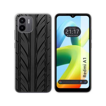 Funda Silicona Para Xiaomi Redmi A1 Diseño Neumatico Dibujos