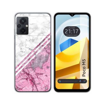 Funda Silicona Para Xiaomi Poco M5 Diseño Mármol 03 Dibujos