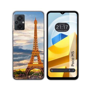 Funda Silicona Para Xiaomi Poco M5 Diseño Paris Dibujos