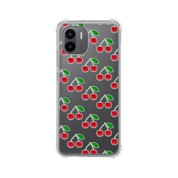 Funda Silicona Antigolpes Para Xiaomi Redmi A1 Diseño Cerezas Dibujos