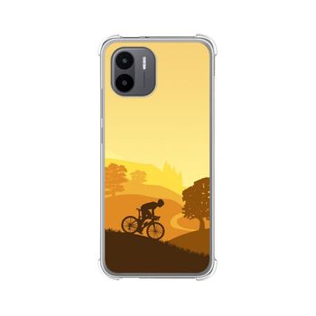 Funda Silicona Antigolpes Para Xiaomi Redmi A1 Diseño Ciclista Dibujos