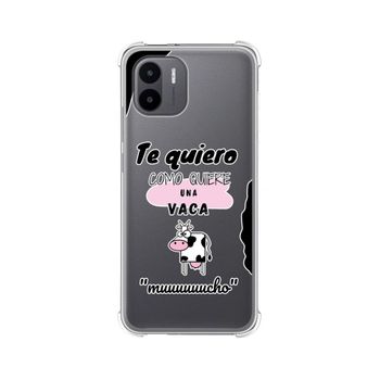 Funda Silicona Antigolpes Para Xiaomi Redmi A1 Diseño Vaca Dibujos