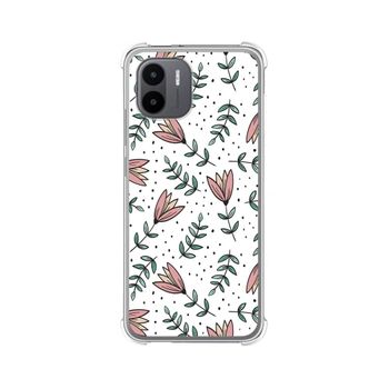 Funda Silicona Antigolpes Para Xiaomi Redmi A1 Diseño Flores 01 Dibujos