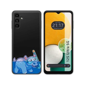 Funda Silicona Transparente Para Samsung Galaxy A13 5g Diseño Hipo Dibujos