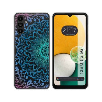 Funda Silicona Transparente Para Samsung Galaxy A13 5g Diseño Mandala Dibujos