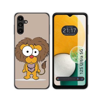 Funda Silicona Para Samsung Galaxy A13 5g Diseño Leon Dibujos