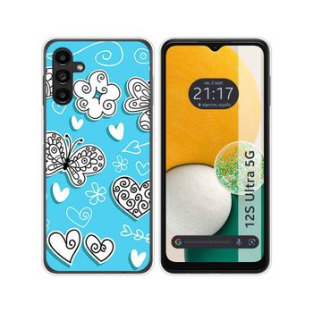 Funda Silicona Para Samsung Galaxy A13 5g Diseño Mariposas Dibujos