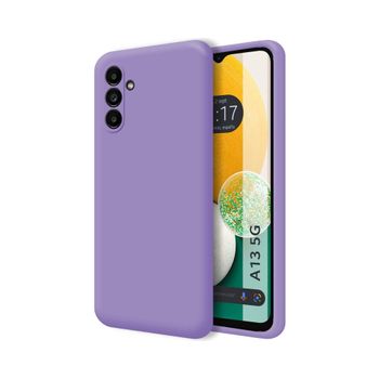 Funda Silicona Líquida Ultra Suave Samsung Galaxy A13 5g Color Morada