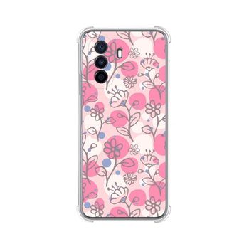 Funda Silicona Antigolpes Huawei Nova Y70 Diseño Flores 07 Dibujos