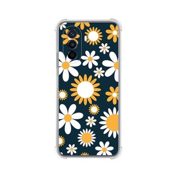 Funda Silicona Antigolpes Huawei Nova Y70 Diseño Flores 08 Dibujos