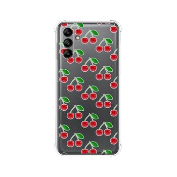 Funda Silicona Antigolpes Samsung Galaxy A04s Diseño Cerezas Dibujos