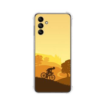 Funda Silicona Antigolpes Samsung Galaxy A04s Diseño Ciclista Dibujos