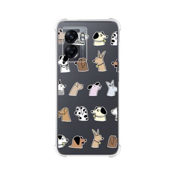 Funda Silicona Antigolpes Oppo A77 5g Diseño Perros Dibujos