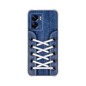 Funda Silicona Antigolpes Oppo A77 5g Diseño Zapatillas 01 Dibujos