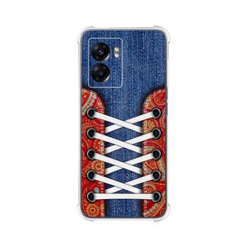 Funda Silicona Antigolpes Oppo A77 5g Diseño Zapatillas 11 Dibujos