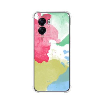 Funda Silicona Antigolpes Oppo A77 5g Diseño Acuarela 02 Dibujos