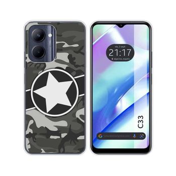 Funda Silicona Realme C33 Diseño Camuflaje 02 Dibujos