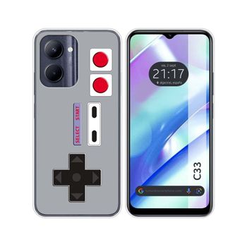 Funda Silicona Realme C33 Diseño Consola Dibujos