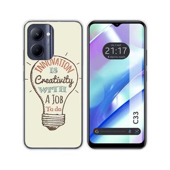 Funda Silicona Realme C33 Diseño Creativity Dibujos