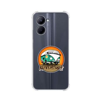 Funda Silicona Antigolpes Realme C33 Diseño Adventure Dibujos