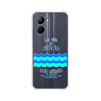 Funda Silicona Antigolpes Realme C33 Diseño Agua Dibujos