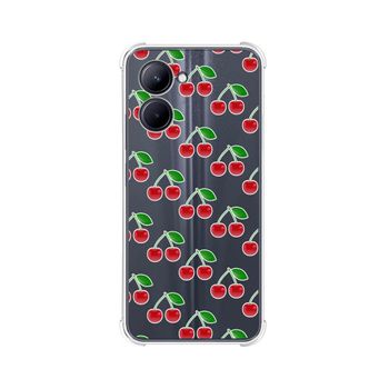 Funda Silicona Antigolpes Realme C33 Diseño Cerezas Dibujos