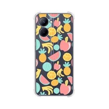 Funda Silicona Antigolpes Realme C33 Diseño Frutas 02 Dibujos