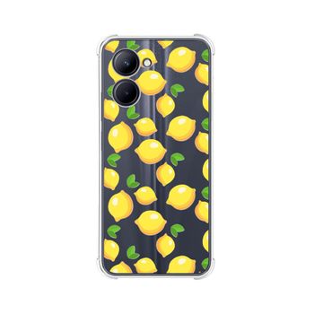 Funda Silicona Antigolpes Realme C33 Diseño Limones Dibujos