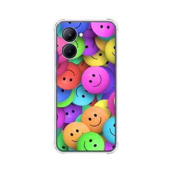 Funda Silicona Antigolpes Realme C33 Diseño Smile Dibujos