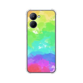 Funda Silicona Antigolpes Realme C33 Diseño Acuarela 03 Dibujos