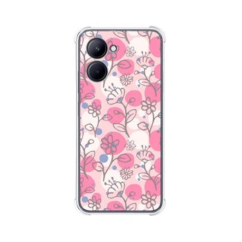 Funda Silicona Antigolpes Realme C33 Diseño Flores 07 Dibujos