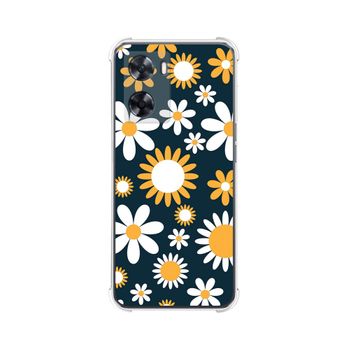 Funda Silicona Antigolpes Oppo A57s Diseño Flores 08 Dibujos