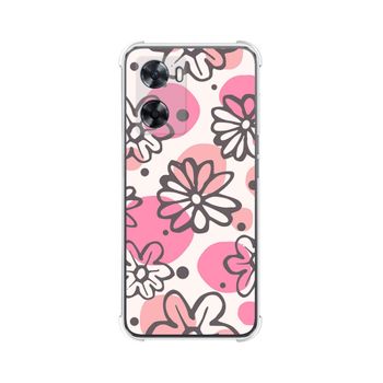 Funda Silicona Antigolpes Oppo A57s Diseño Flores 09 Dibujos