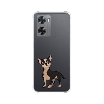 Funda Silicona Antigolpes Oppo A57s Diseño Perros 05 Dibujos