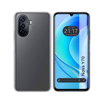 Funda Silicona Gel Tpu Transparente Huawei Nova Y70