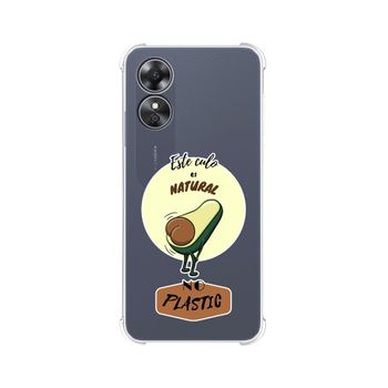 Funda Silicona Antigolpes Oppo A17 Diseño Culo Natural Dibujos