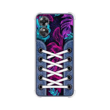 Funda Silicona Antigolpes Oppo A17 Diseño Zapatillas 07 Dibujos