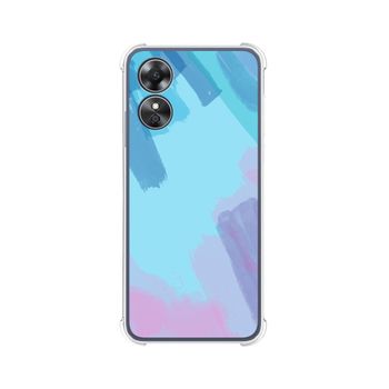 Funda Silicona Antigolpes Oppo A17 Diseño Acuarela 10 Dibujos