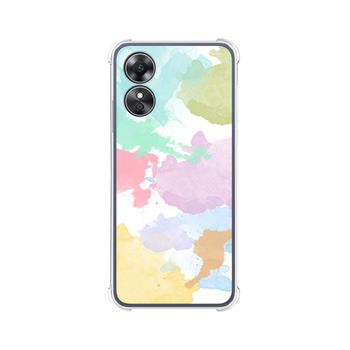 Funda Silicona Antigolpes Oppo A17 Diseño Acuarela 11 Dibujos