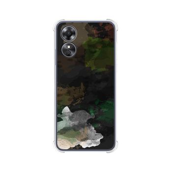 Funda Silicona Antigolpes Oppo A17 Diseño Acuarela 12 Dibujos