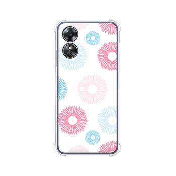 Funda Silicona Antigolpes Oppo A17 Diseño Flores 06 Dibujos