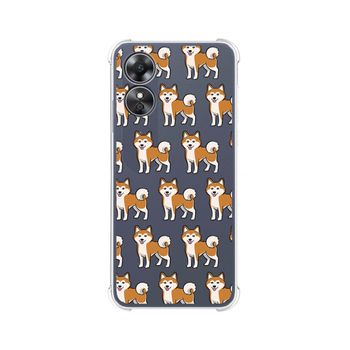 Funda Silicona Antigolpes Oppo A17 Diseño Perros 08 Dibujos